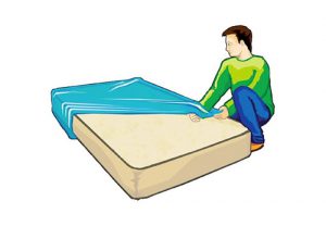 Vente matériel de déménagement : housse matelas 1 personne